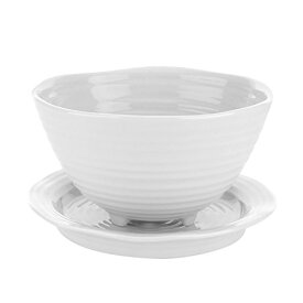 【中古】【未使用・未開封品】Sophie Conran for Portmeirion Berry Bowl and Stand, Porcelain, White, 16.3 x 14.2 x 8 cm