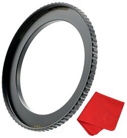【中古】【未使用・未開封品】Breakthrough Photography 58mm to 82mm Step-Up Lens Adapter Ring For Filters, Made Of CNC Machined Brass With Matte Black Electroplated