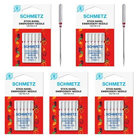 【中古】【未使用・未開封品】25 Schmetz Embroidery Sewing Machine Needles 130/705H H-E Size 75/11 by Schmetz