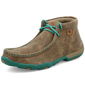 【中古】【未使用・未開封品】(11 B(M) US, Bomber) - Twisted X Women's Driving Moccasin Bomber Turquoise