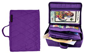 【中古】【未使用・未開封品】(Purple) - Yazzii Mini Craft Organiser, Large, Purple