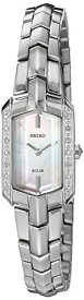 【中古】【未使用・未開封品】Seiko SUP329 Tressia Solar Stainless Steel Mother of Pearl Women's Diamond Watch