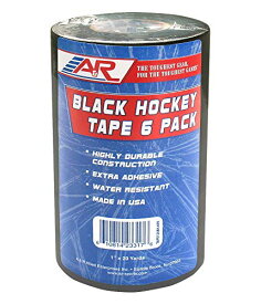 【中古】【未使用・未開封品】(6 Pack, Black) - A & R Sports Black Hockey Tape, Size