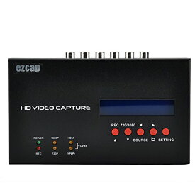 【中古】【未使用・未開封品】EZ Cap ezcap283S HDMI ビデオゲームレコーダー HD USBビデオブラバーキャプチャ HDMI Ypbpr コンポジット1080P HDビデオをUSBフラッシュドライ