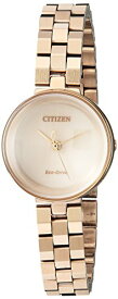 【中古】【未使用・未開封品】[シチズン] Citizen 腕時計 Women's 'Eco-Drive' Quartz Stainless Steel Casual Watch, Color:Rose Gold-Toned 日本製クォーツ EW5503-83X レデ