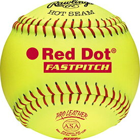 【中古】【未使用・未開封品】Rawlings RIF Soft-Dot ASA/NFHS Official Fastpitch Softballs, 12 Count, PX2RYLAH