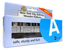 【中古】【未使用・未開封品】Munipals MP01-110A Wooden Subway Train New York City MTA NYC-A 8th Avenue Express by Munipals