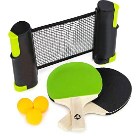 【中古】【未使用・未開封品】Pong on the Go 。ポータブルテーブルテニスPlayset with Net、Paddles、ボール、and Carry Bag by Brybelly
