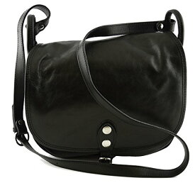 【中古】【未使用・未開封品】Made In Italy Woman Leather Shoulder Bag Color Black - Woman Bag