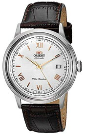 【中古】【未使用・未開封品】Orient AC00008W Men's Bambino II White Dial Brown Leather Strap Automatic Watch