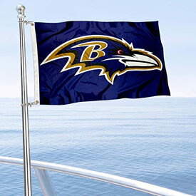 【中古】【未使用・未開封品】Baltimore Ravens Boat and Golf Cart Flag