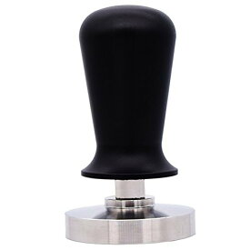 【中古】【未使用・未開封品】Calibrated Coffee Tamper 58mm Flat Base,304 Stainless Steel Professional Barista Espresso Coffee Tamper Machine 58mm(Black)