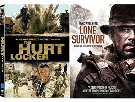 【中古】【未使用・未開封品】Hurt Locker DVD & Lone Survivor True Story Courage Movie Bundle Set