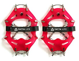 【中古】【未使用・未開封品】Yatta Life Heavy Duty Microspikes 14-spikes Iceグリップ雪Cleats Footwear Cramponsのウォーキング、ジョギング、またはハイキングon雪と氷