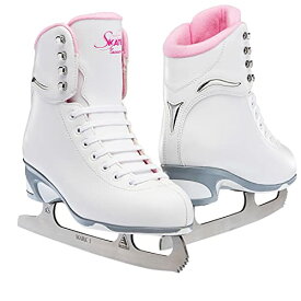 【中古】【未使用・未開封品】ジャクソン(Jackson Ultima)フィギュアアイススケートJS180 / JS181 / JS184 - 女性と女の子用[並行輸入] (ピンク/Pink, ガール/Girls 1)