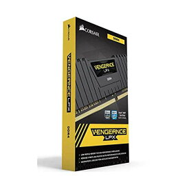 【中古】【未使用・未開封品】Corsair Vengeance LPX 16GB (2 x 8GB) DDR4 2666 (PC4-21300) C16 1.2V for AMD Ryzen and Intel 200 - Black - CMK16GX4M2Z2666C16