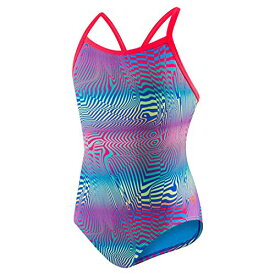 【中古】【未使用・未開封品】Speedo Flipturns Printed Propel Back Pro LT One Piece Swimsuit