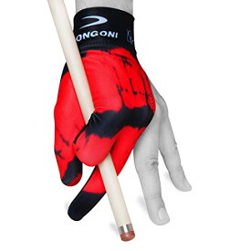 【中古】【未使用・未開封品】LONGONI Billiard POOL CUE GLOVE Fancy Hot Lips 5 for Left hand