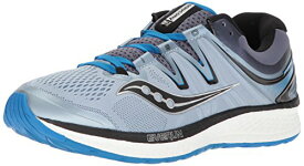 【中古】【未使用・未開封品】Saucony Men's Hurricane ISO 4 Running Shoe, Grey/Blue, 15 Medium US