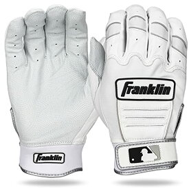 【中古】【未使用・未開封品】(Adult X-Large, White) - Franklin Sports CFX Pro Full Colour Chrome Series Batting Gloves