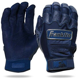 【中古】【未使用・未開封品】(Youth Large, Navy) - Franklin Sports CFX Pro Full Colour Chrome Series Batting Gloves