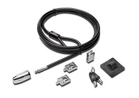 【中古】【未使用・未開封品】Kensington Desktop and Peripherals Standard Keyed Locking Kit 2.0 - Security cable lock - 8 ft