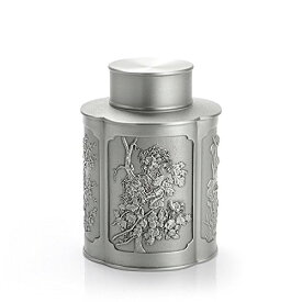 【中古】【未使用・未開封品】Royal Selangor 手仕上げ 四季コレクション ピューター 気密 紅茶/コーヒーキャディ (S) ギフト
