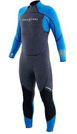 【中古】【未使用・未開封品】Aqualung Aquaflex 7mm メンズウェットスーツ(Mサイズ、L、グレー、ブルー)