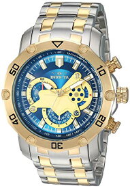 【中古】【未使用・未開封品】INVICTA 22762 Pro Diver Men 50mm Stainless Steel Stainless Steel Blue dial VD53 Quartz