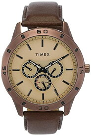 【中古】【未使用・未開封品】Timexアナログブラウンダイヤルメンズwatch-tw000u915