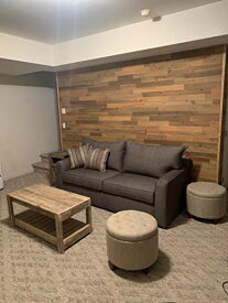 【中古】【未使用・未開封品】timberchic、ピールとスティック、Reclaimed Wood、Sandy Beach 20?Sq/ft 3 Inch Timberchic Sandy Beach