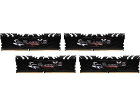 【中古】【未使用・未開封品】32GB G.Skill Flare X DDR4 3200MHz PC4-25600 AMD Ryzen CL14 クアッドチャンネルキット (4x8GB) モデル F4-3200C14Q-32GFX