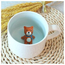 【中古】【未使用・未開封品】(Cat) - Surprise 3D Cartoon Miniature Animal Coffee Cup Mug with Baby Cat Inside - Best Office Cup & Christmas Gift (Cat)