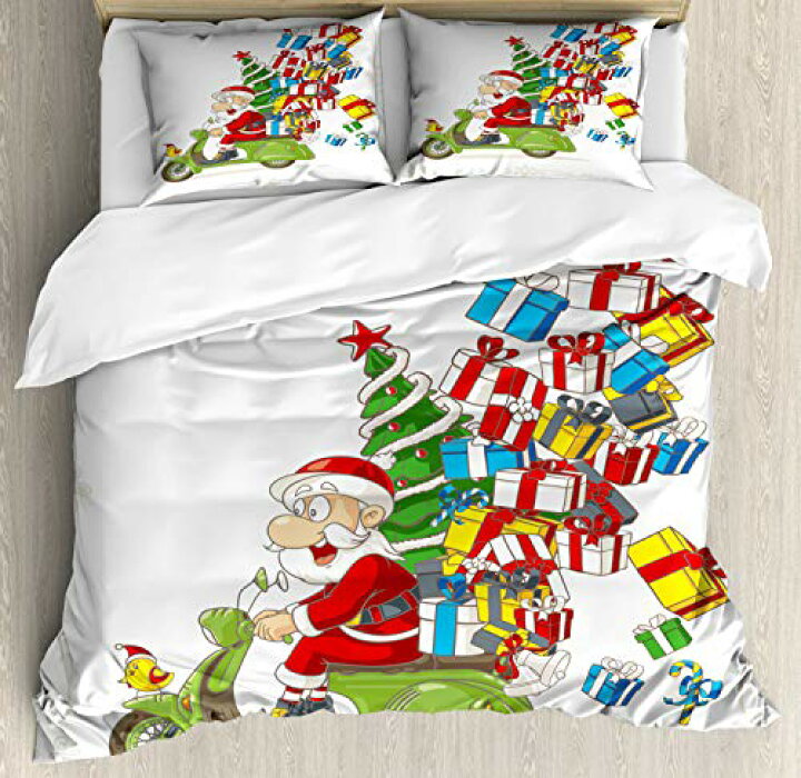 楽天市場】【中古】【未使用・未開封品】クリスマス布団カバーセットby 