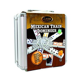 【中古】【未使用・未開封品】TCG Toys Mexican Train with Aluminium Case Dominos Game