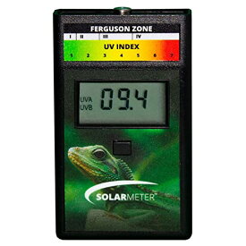 【中古】【未使用・未開封品】ソラリマーモデル6.5R爬虫類UVインデックスメーター、ABSポリマー、ブラック