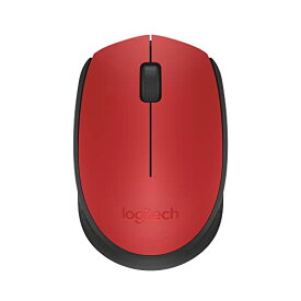【中古】【未使用・未開封品】Logitech M170 Red Clamshell Mouse