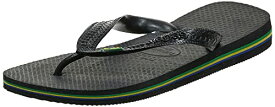 【中古】【未使用・未開封品】Havaianas Slim Brazil Sandal Black bra 41/42