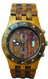 【中古】【未使用・未開封品】Kahala ハンドメイド木製腕時計 アジアマンゴーとアカシアKOA木製ブランド # 11B, ブラウン