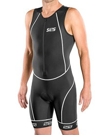 【中古】【未使用・未開封品】(Large, Black/White) - SLS3 Men`s Triathlon Tri Suit Back Pocket FRT 2.0 Skinsuit Trisuit Great Fit And Comfortable German Designed