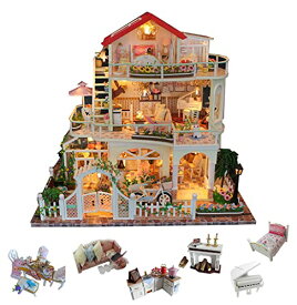 【中古】【未使用・未開封品】Flever Dollhouse Miniature DIY House Kit Creative Room With Furniture for Romantic Valentine's Gift (Be enjuring as the universe)