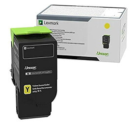【中古】【未使用・未開封品】Lexmark C241XY0 Yellow Extra High Yield Return Program Cartridge Toner, Grey