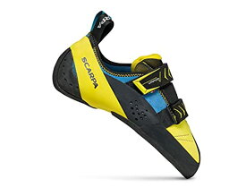 【中古】【未使用・未開封品】SCARPA メンズ ヴェイパー V ロック クライミングシューズ スポーツクライミング ボルダー用, オーシャン/イエロー。, 9