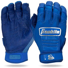 【中古】【未使用・未開封品】(Adult Medium, Royal) - Franklin Sports CFX Pro Full Colour Chrome Series Batting Gloves