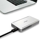 【中古】【未使用・未開封品】Archgon 960GB Thunderbolt 3認証 外付けM.2 NVMe PCIe ポータブル SSD アルミニウム筐体 熱伝導シート付属 最大読込速度: 1600MB/s 最大書込速