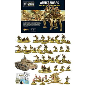 【中古】【未使用・未開封品】Warlord Games, Bolt Action, Afrika Korps Starter Army