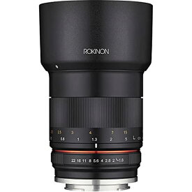 【中古】【未使用・未開封品】Rokinon 85mm f/1.8 マニュアルフォーカスレンズ Sony EマウントNEXシリーズカメラ用 - ブラック