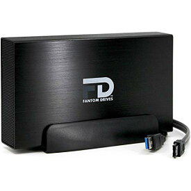【中古】【未使用・未開封品】Fantom Drives 6TB DVR External Hard Drive Expander - USB 3.0 & eSATA - Supports Directv HR34, HR44, HR54, HS17, Arris and More, Black (