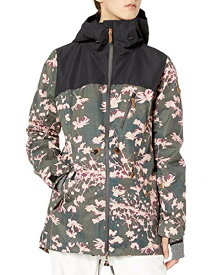 【中古】【未使用・未開封品】Roxy Snow Junior's Stated Jacket, True Black Poppy, S