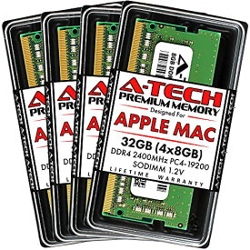 【中古】【未使用・未開封品】A-Tech 32GB (4x8GB) RAM Apple iMac 2017 27インチ Retina 5K | DDR4 2400MHz SODIMM PC4-19200 1.2V 260ピン SO-DIMM メモリアップグレードキ